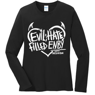Delilah Bon Evil Hate Filled Enby Ladies Long Sleeve Shirt