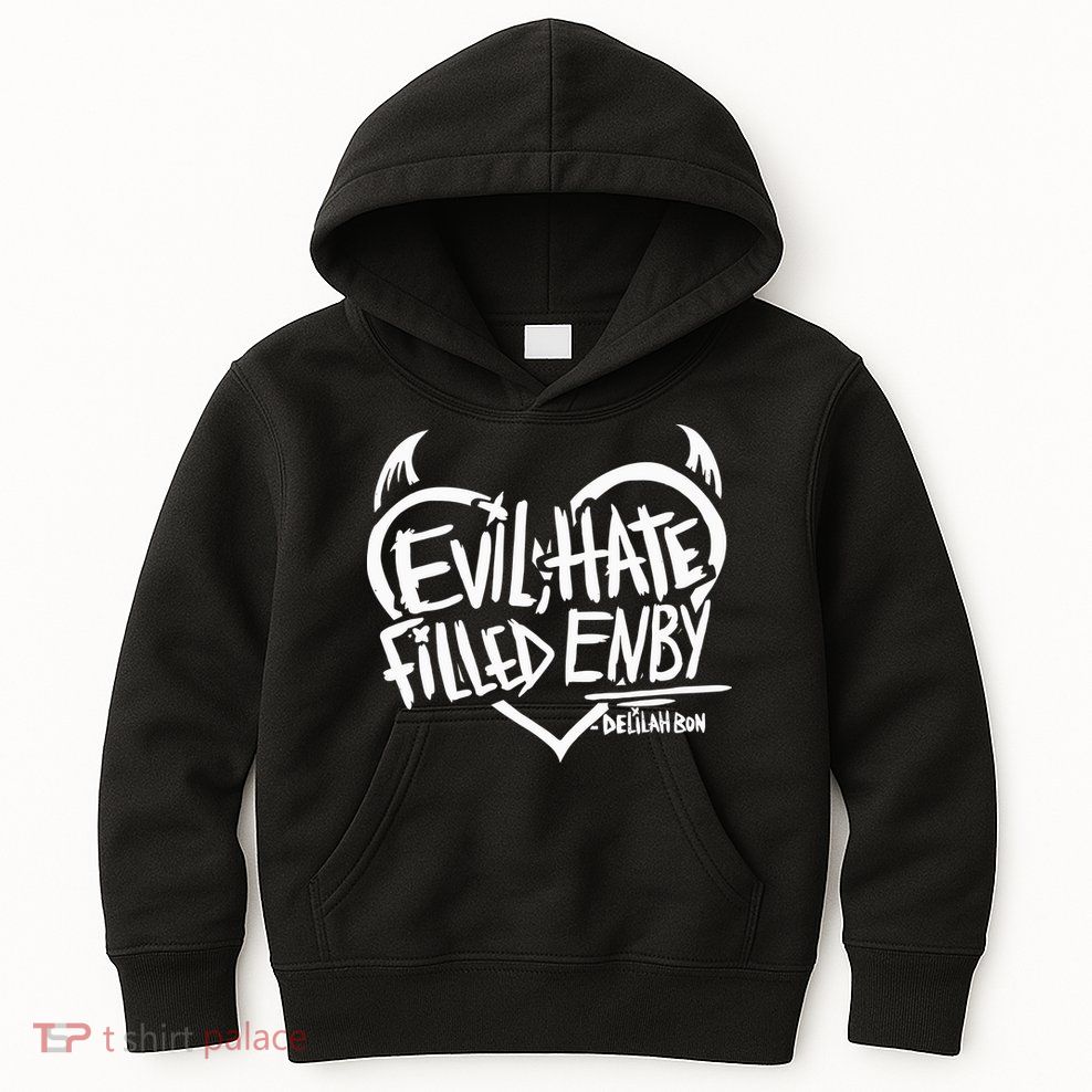 Delilah Bon Evil Hate Filled Enby Kids Hoodie