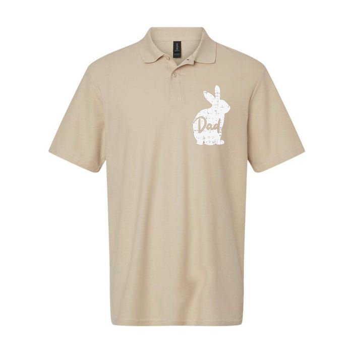 Dad Bunny Easter Day Cute Rabbit Daddy Papa Father Softstyle Adult Sport Polo