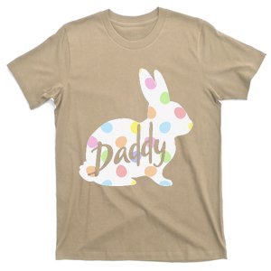 Daddy Bunny Easter Egg Polka Dot Bunny Rabbit Father Dad T-Shirt