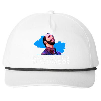 Dios Bendiga El Salvador Nayib Bukele Presidente Snapback Five-Panel Rope Hat