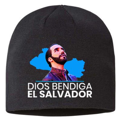 Dios Bendiga El Salvador Nayib Bukele Presidente Sustainable Beanie