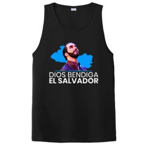 Dios Bendiga El Salvador Nayib Bukele Presidente PosiCharge Competitor Tank