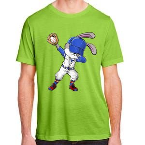 Dabbing Bunny Easter Day Baseball Catcher Happy Easter Cute Gift Adult ChromaSoft Performance T-Shirt