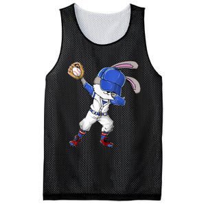 Dabbing Bunny Easter Day Baseball Catcher Happy Easter Cute Gift Mesh Reversible Basketball Jersey Tank