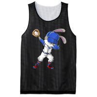 Dabbing Bunny Easter Day Baseball Catcher Happy Easter Cute Gift Mesh Reversible Basketball Jersey Tank