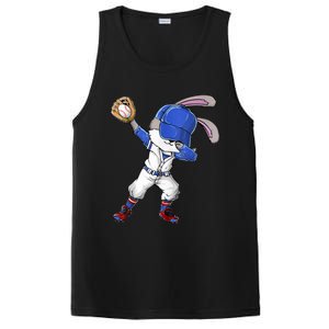 Dabbing Bunny Easter Day Baseball Catcher Happy Easter Cute Gift PosiCharge Competitor Tank