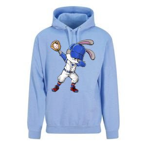 Dabbing Bunny Easter Day Baseball Catcher Happy Easter Cute Gift Unisex Surf Hoodie