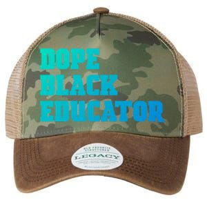 Dope Black Educator Black Pride Afro African Black History Meaningful Gift Legacy Tie Dye Trucker Hat