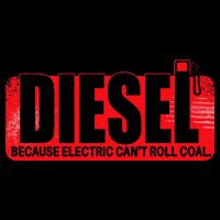 Diesel Because Electric Cant Roll Coal Truck Zip Tote Bag
