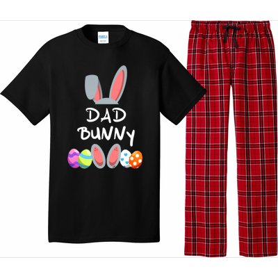 Dad Bunny Easter Gift Group Matching Family Easter Eggs Gift Pajama Set