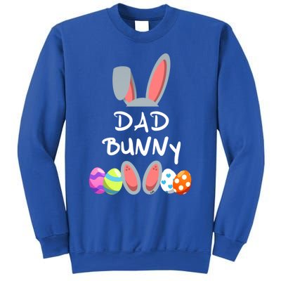 Dad Bunny Easter Gift Group Matching Family Easter Eggs Gift Sweatshirt