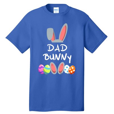 Dad Bunny Easter Gift Group Matching Family Easter Eggs Gift Tall T-Shirt