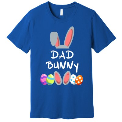 Dad Bunny Easter Gift Group Matching Family Easter Eggs Gift Premium T-Shirt