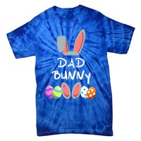 Dad Bunny Easter Gift Group Matching Family Easter Eggs Gift Tie-Dye T-Shirt