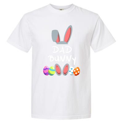 Dad Bunny Easter Gift Group Matching Family Easter Eggs Gift Garment-Dyed Heavyweight T-Shirt