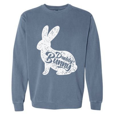 Dad Bunny Easter Day Cute Rabbit Daddy Papa Father Day Garment-Dyed Sweatshirt