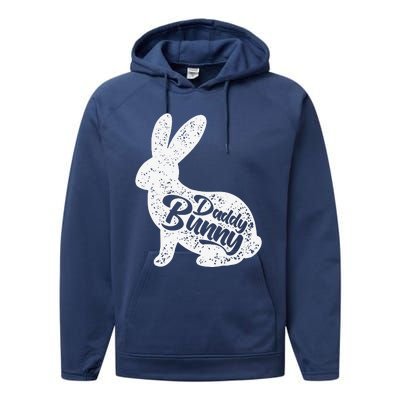 Dad Bunny Easter Day Cute Rabbit Daddy Papa Father Day Performance Fleece Hoodie