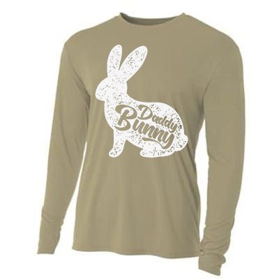 Dad Bunny Easter Day Cute Rabbit Daddy Papa Father Day Cooling Performance Long Sleeve Crew