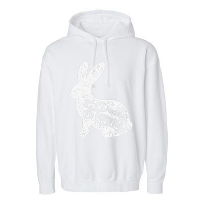 Dad Bunny Easter Day Cute Rabbit Daddy Papa Father Day Garment-Dyed Fleece Hoodie