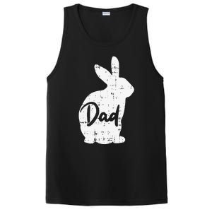 Dad Bunny Easter Day Cute Rabbit Daddy Papa Father PosiCharge Competitor Tank