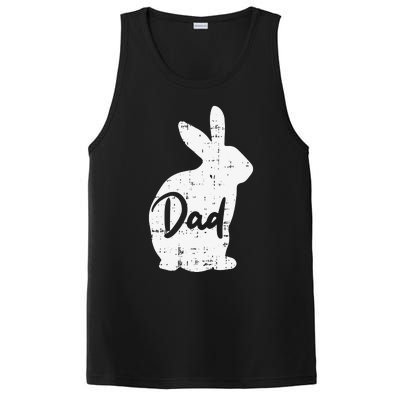 Dad Bunny Easter Day Cute Rabbit Daddy Papa Father PosiCharge Competitor Tank