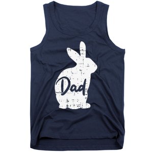 Dad Bunny Easter Day Cute Rabbit Daddy Papa Father Tank Top