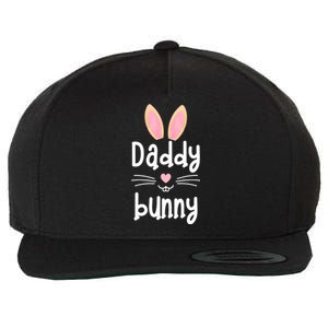 Daddy Bunny Ears Easter Family Matching Dad Father Papa Gift Wool Snapback Cap