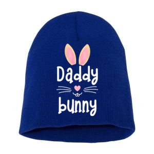 Daddy Bunny Ears Easter Family Matching Dad Father Papa Gift Short Acrylic Beanie