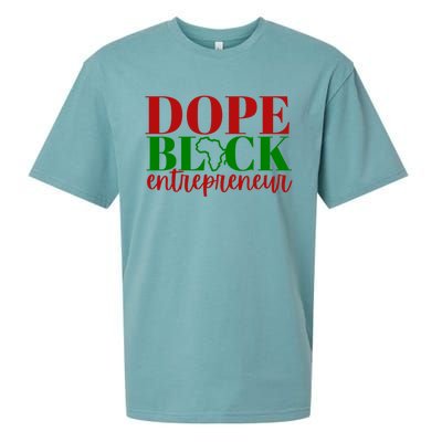 Dope Black Entrepreneur Gift Idea For Black Business Owners Gift Sueded Cloud Jersey T-Shirt