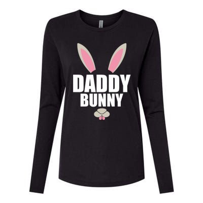 Daddy Bunny Easter Husband Easter Father Easter Dad Bunny Gift Womens Cotton Relaxed Long Sleeve T-Shirt