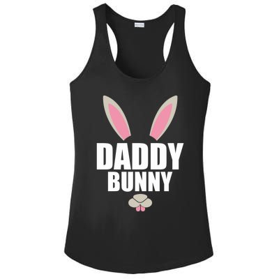 Daddy Bunny Easter Husband Easter Father Easter Dad Bunny Gift Ladies PosiCharge Competitor Racerback Tank