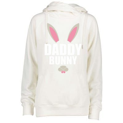 Daddy Bunny Easter Husband Easter Father Easter Dad Bunny Gift Womens Funnel Neck Pullover Hood