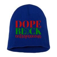 Dope Black Entrepreneur Gift Idea For Black Business Owners Gift Short Acrylic Beanie