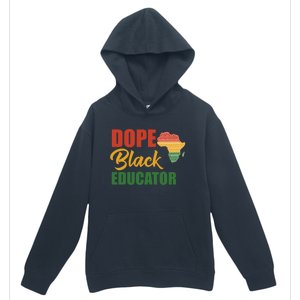 Dope Black Educator Black Teacher African American Teaching Gift Urban Pullover Hoodie