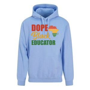 Dope Black Educator Black Teacher African American Teaching Gift Unisex Surf Hoodie