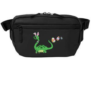 Dinosaur Bunny Ears Easter Egg Hunting Brontosaurus Spring Gift Crossbody Pack