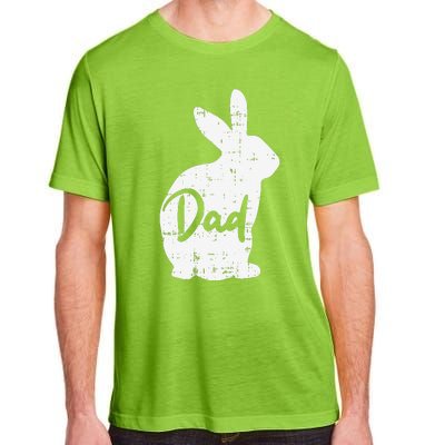 Dad Bunny Easter Day Cute Rabbit Daddy Papa Father Adult ChromaSoft Performance T-Shirt