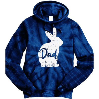 Dad Bunny Easter Day Cute Rabbit Daddy Papa Father Tie Dye Hoodie