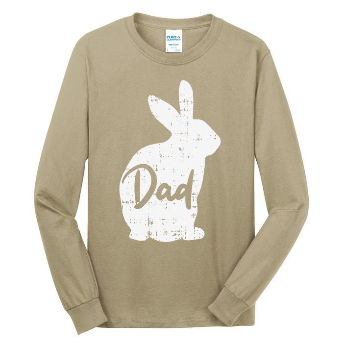 Dad Bunny Easter Day Cute Rabbit Daddy Papa Father Tall Long Sleeve T-Shirt