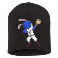 Dabbing Bunny Easter Day Baseball Catcher Happy Easter Short Acrylic Beanie