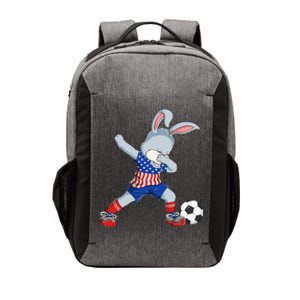 Dabbing Bunny Easter Day Soccer Happy Easter Vector Backpack