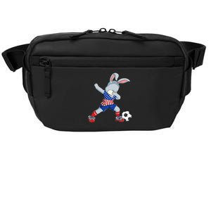 Dabbing Bunny Easter Day Soccer Happy Easter Crossbody Pack