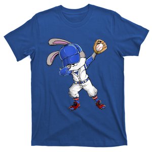 Dabbing Bunny Easter Day Baseball Catcher Happy Easter Cute Gift T-Shirt