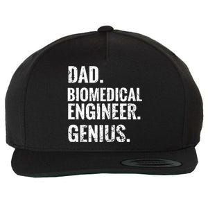 Dad Biomedical Engineer Genius Biomedical Engineer Dad Cute Gift Wool Snapback Cap