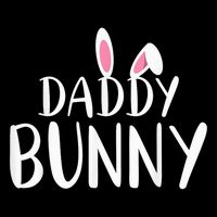 Daddy Bunny Easter Pregnant Mom Matching Couples 16 in Basic Backpack