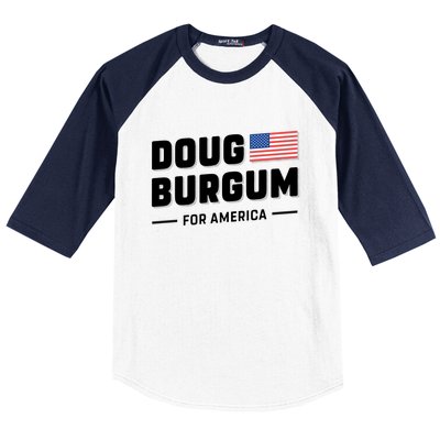 Doug Burgum For America 2024 Baseball Sleeve Shirt