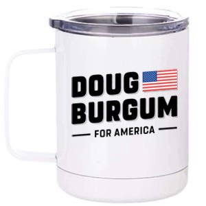 Doug Burgum For America 2024 12 oz Stainless Steel Tumbler Cup