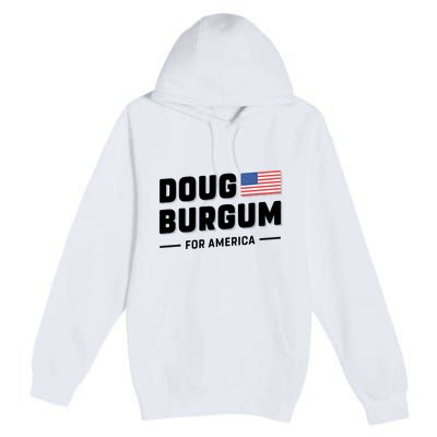 Doug Burgum For America 2024 Premium Pullover Hoodie