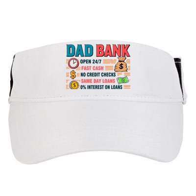 Dad Bank Fast Cash No Credits Checks Adult Drive Performance Visor